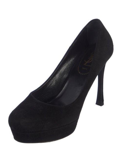 Yves Saint Laurent Rive Gauche Suede Pumps