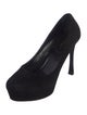 Yves Saint Laurent Rive Gauche Suede Pumps