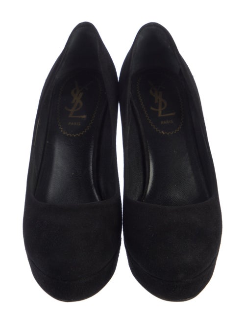 Yves Saint Laurent Rive Gauche Suede Pumps