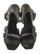 Yves Saint Laurent size 35.5 Leather T-Strap Sandals
