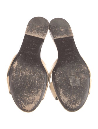 Saint Laurent Leather Slides