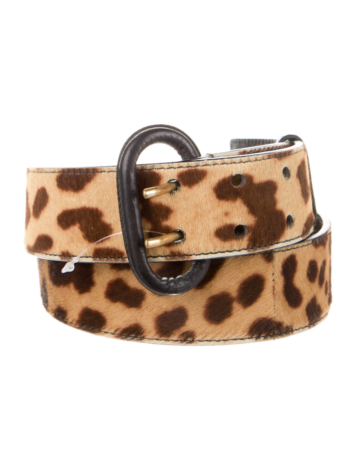 Yves Saint Laurent Ponyhair Belt