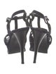 Yves Saint Laurent Suede T-Strap Sandals