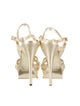 Yves Saint Laurent Metallic Tribute Sandals
