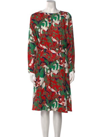 Yves Saint Laurent Rive Gauche Dresses Vintage Midi Length Dress Us8, Fr40 | M