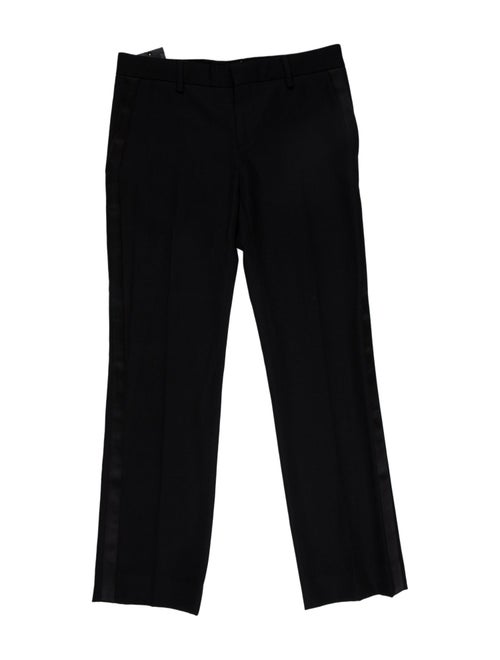 Saint Laurent Wool Straight Leg Pants