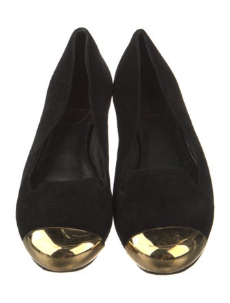 Yves Saint Laurent Suede Flats
