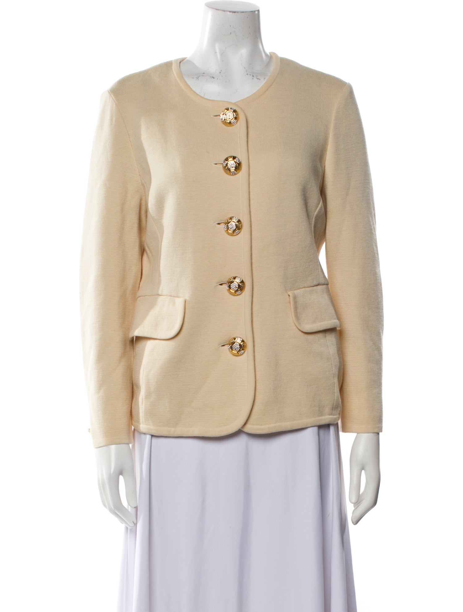 Yves Saint Laurent Scoop Neck Sweater