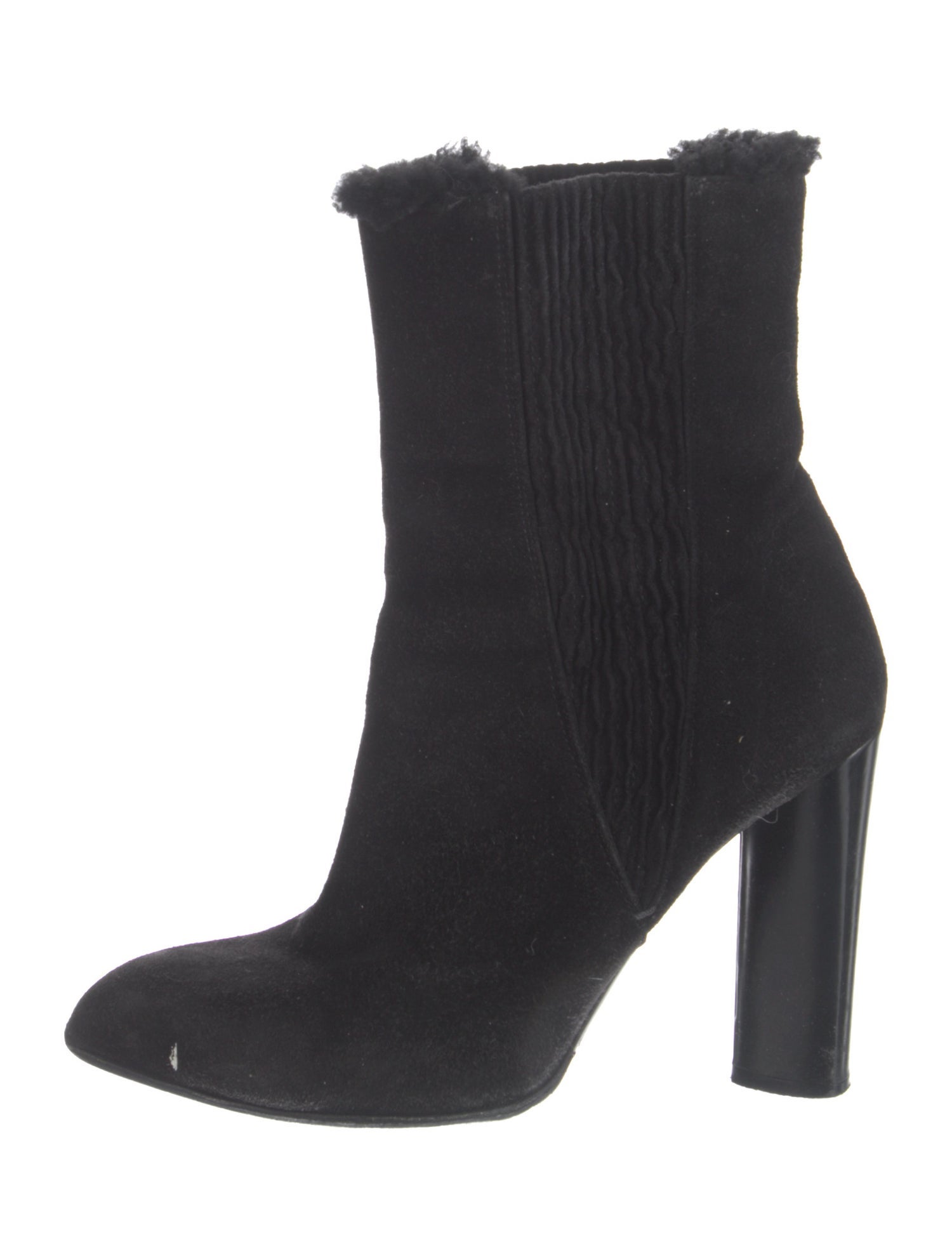 Yves Saint Laurent Suede Sock Boots