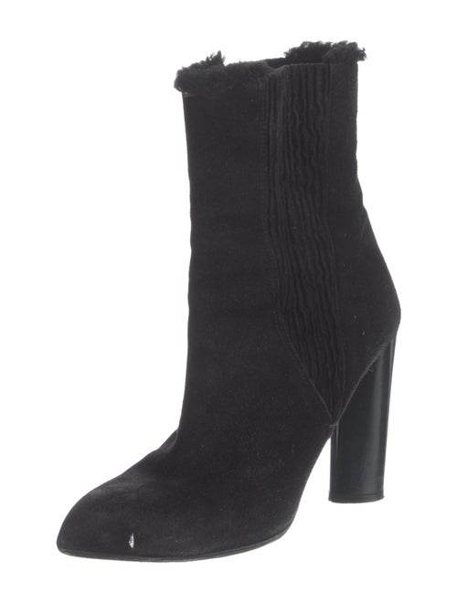 Yves Saint Laurent Suede Sock Boots