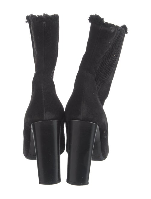 Yves Saint Laurent Suede Sock Boots