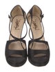 Yves Saint Laurent Rive Gauche Satin Sandals