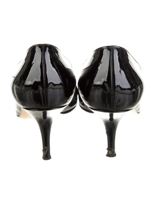 Yves Saint Laurent Rive Gauche Patent Leather Pumps