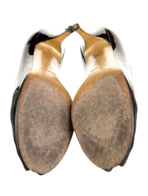 Yves Saint Laurent Rive Gauche Patent Leather Pumps