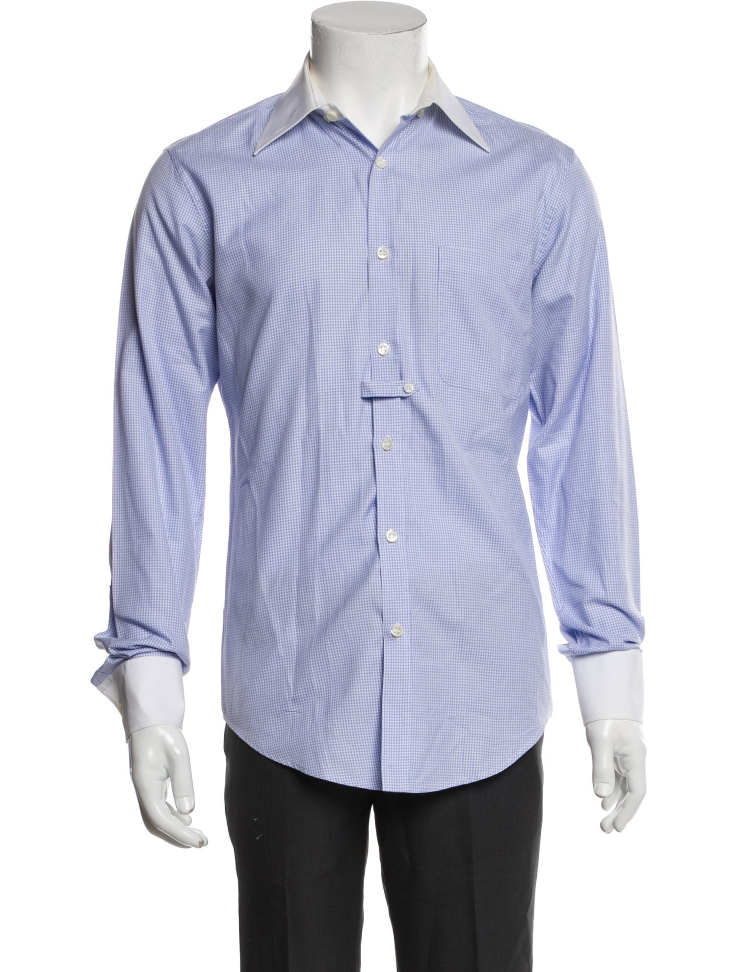Yves Saint Laurent Rive Gauche Vintage Late 2000's - Early 2010's Dress Shirt
