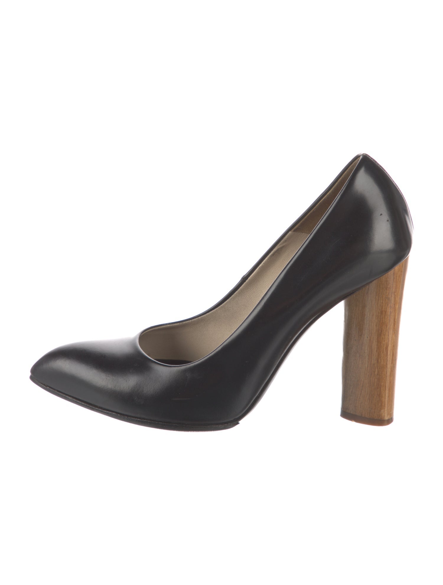 Yves Saint Laurent Rive Gauche Leather Pumps