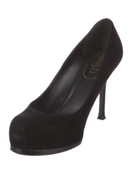 Yves Saint Laurent Rive Gauche Suede Pumps