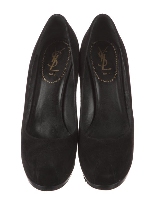 Yves Saint Laurent Rive Gauche Suede Pumps