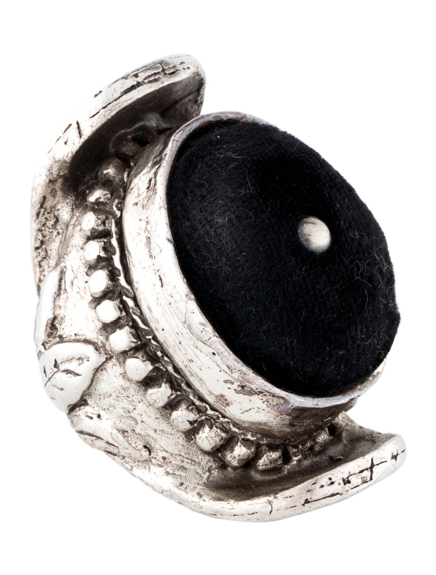 Yves Saint Laurent Rive Gauche Vintage 2002 Tom Ford Velvet Cocktail Ring