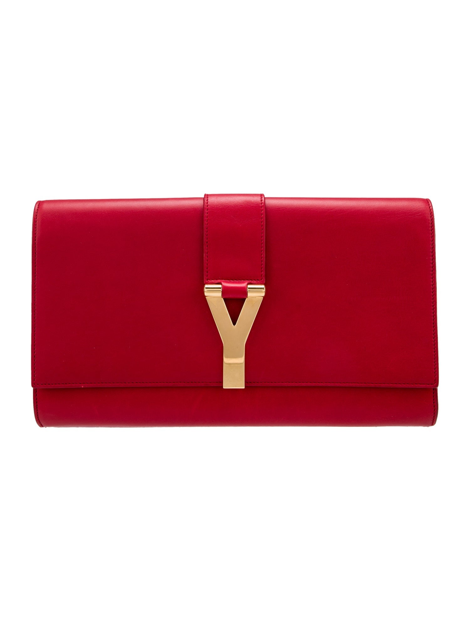 Yves Saint Laurent Leather Clutch