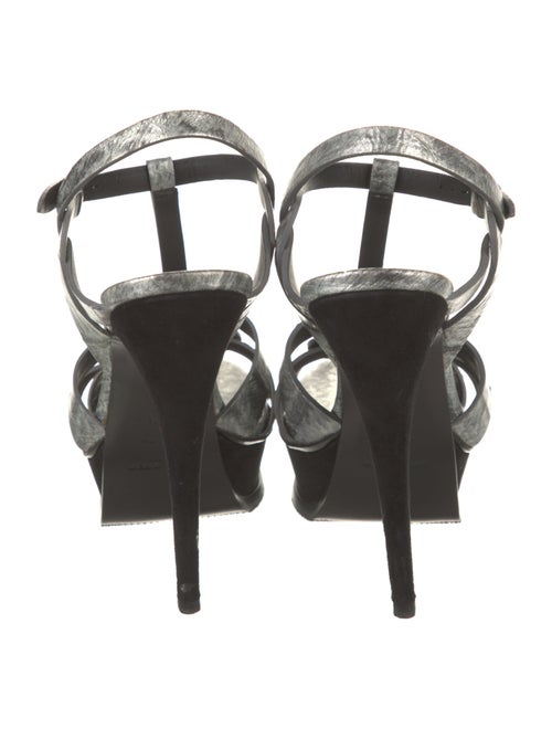 Saint Laurent Leather T-Strap Sandals