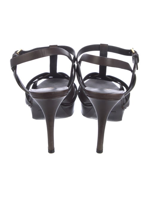 Yves Saint Laurent Leather T-Strap Sandals