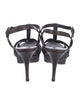 Yves Saint Laurent Leather T-Strap Sandals