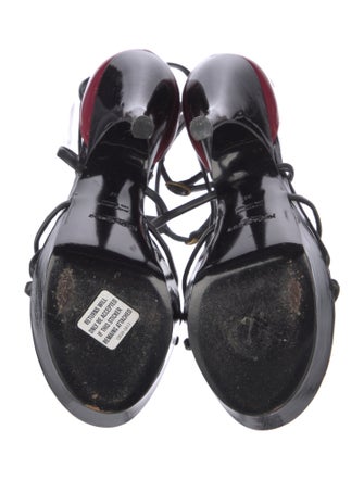 Yves Saint Laurent Rive Gauche Leather Sandals