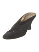 Yves Saint Laurent Satin Sequin Embellishments Mules