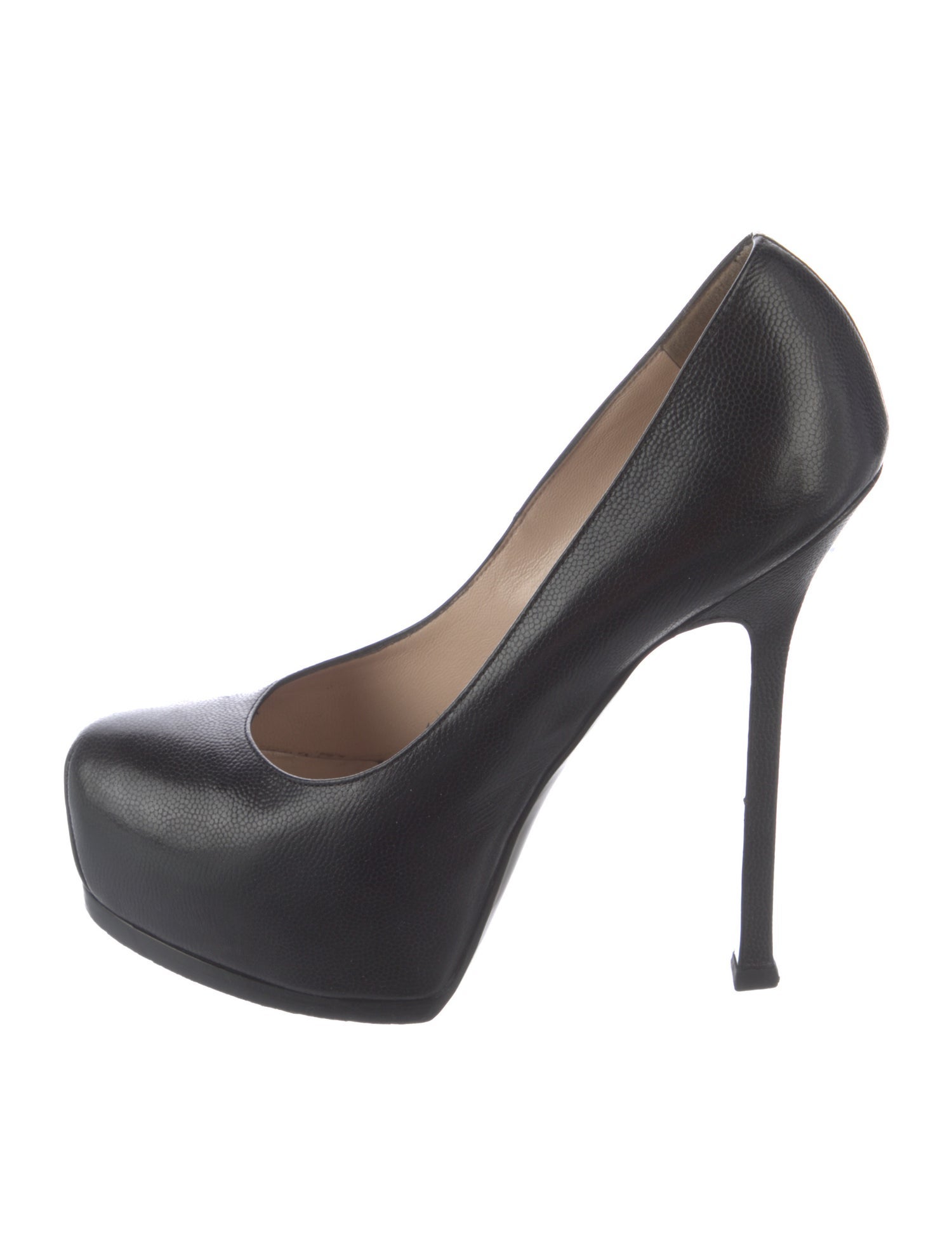 Yves Saint Laurent Rive Gauche Leather Pumps