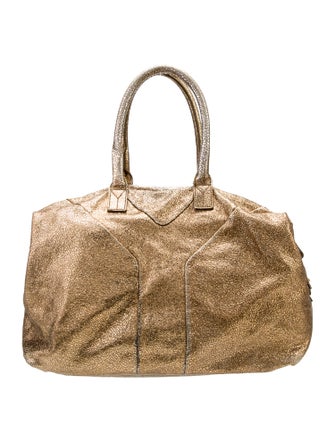 Yves Saint Laurent Patent Leather Shoulder Bag Large