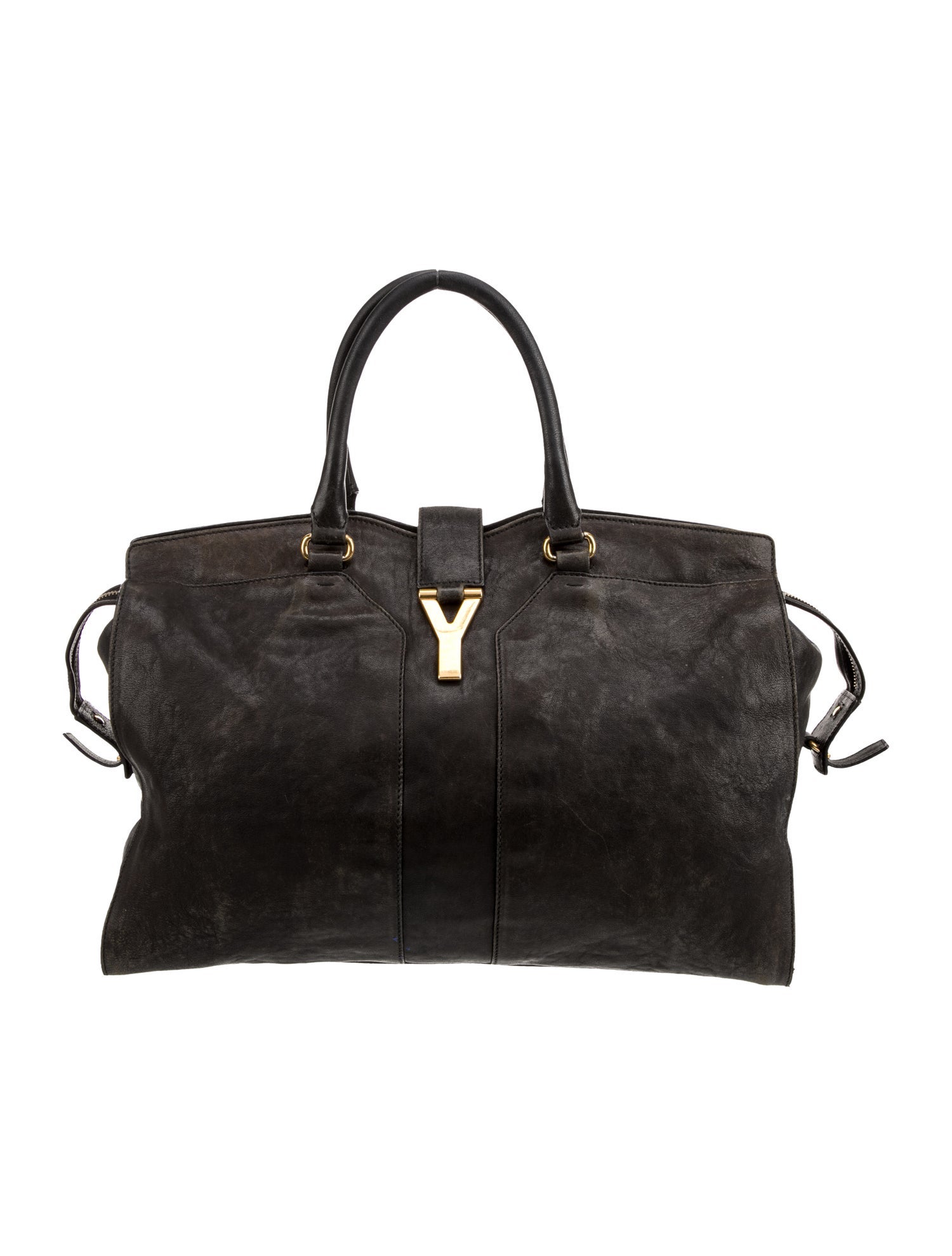 Yves Saint Laurent Leather Cabas Chyc