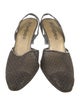 Yves Saint Laurent Mesh Slingback Pumps