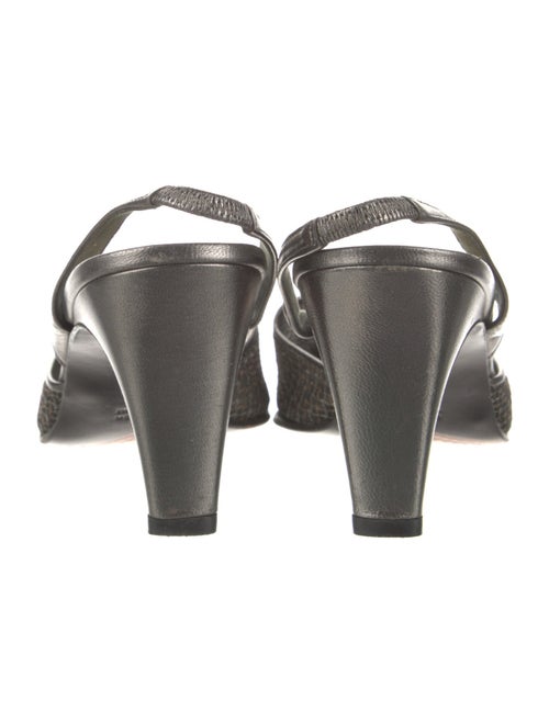 Yves Saint Laurent Mesh Slingback Pumps