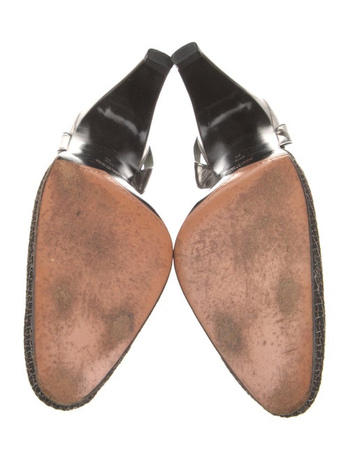 Yves Saint Laurent Mesh Slingback Pumps