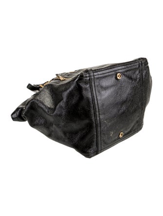 Yves Saint Laurent Rive Gauche Patent Leather Top Handle Bag
