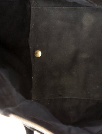 Yves Saint Laurent Rive Gauche Patent Leather Top Handle Bag