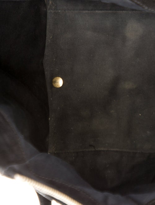 Yves Saint Laurent Rive Gauche Patent Leather Top Handle Bag