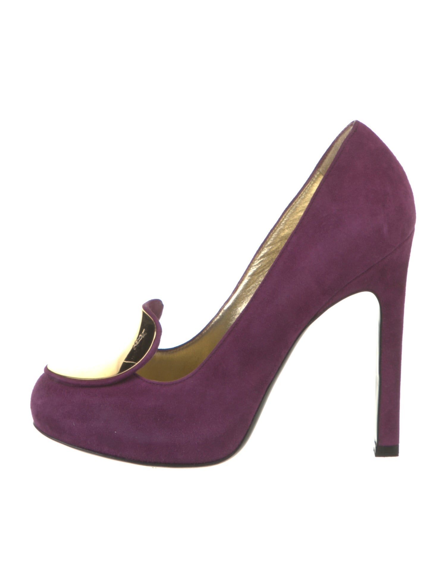 Yves Saint Laurent Rive Gauche Suede Pumps