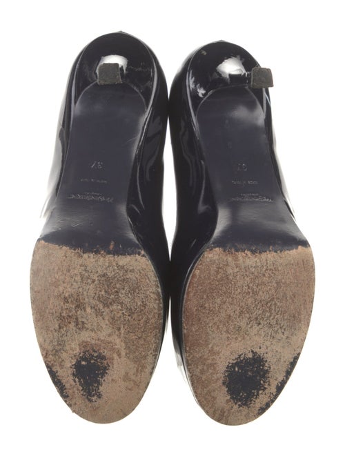 Yves Saint Laurent Rive Gauche Patent Leather Pumps