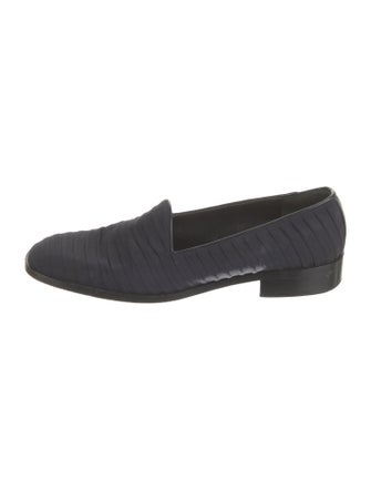Yves Saint Laurent Pleated Accents Loafers