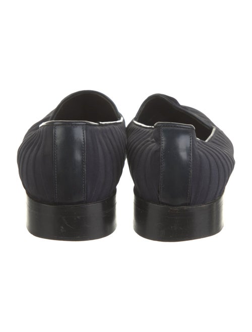 Yves Saint Laurent Pleated Accents Loafers