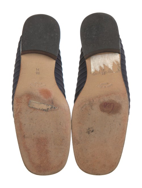 Yves Saint Laurent Pleated Accents Loafers