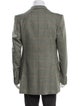 Yves Saint Laurent Plaid Print Blazer