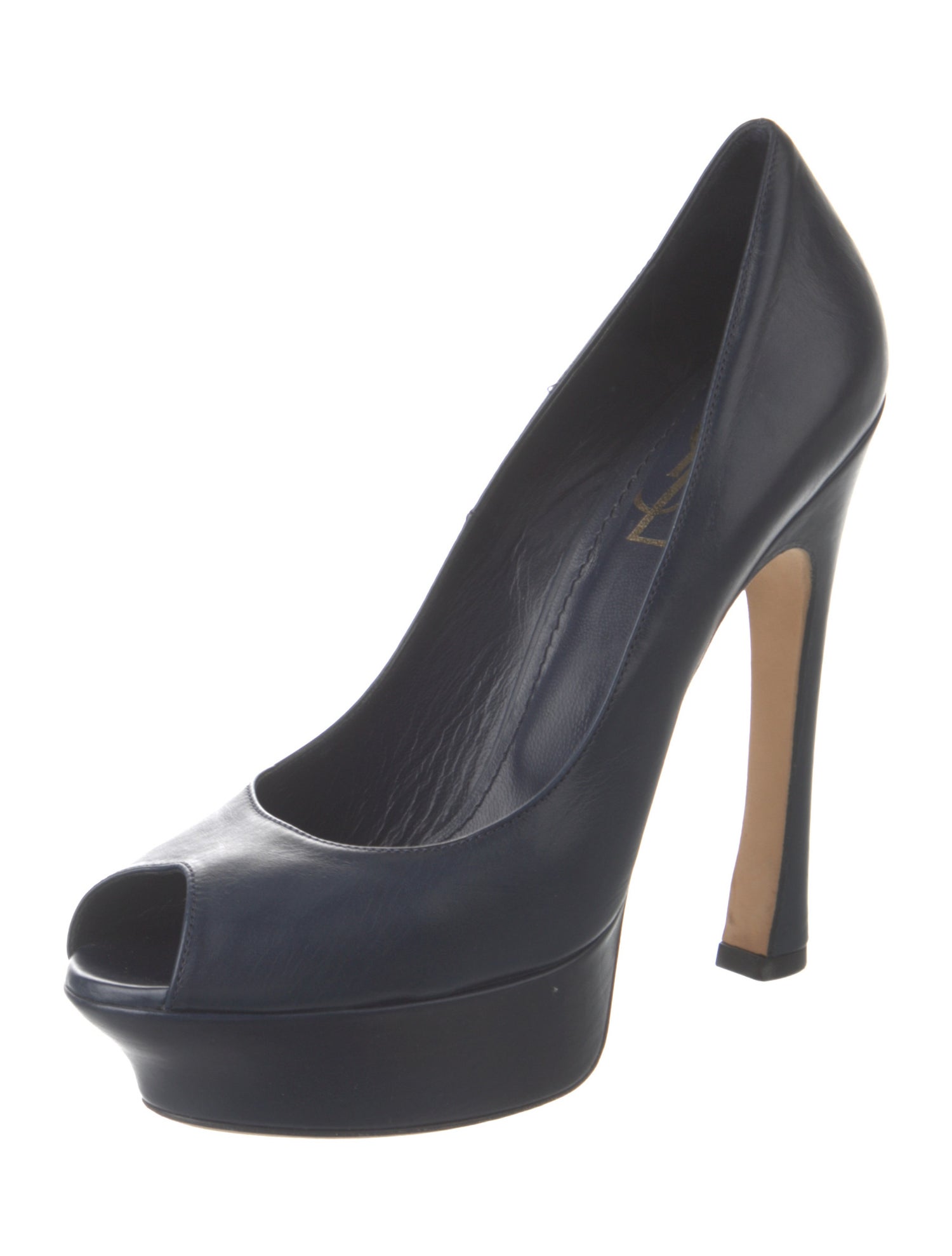 Yves Saint Laurent Leather Slingback Sandals