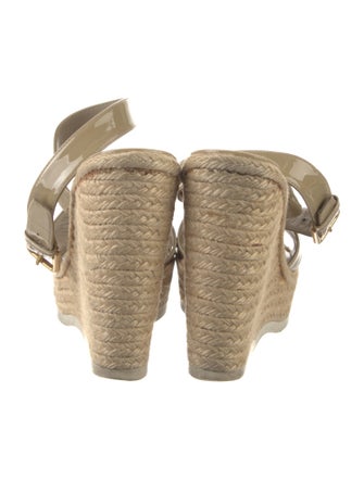 Yves Saint Laurent Patent Leather Espadrilles