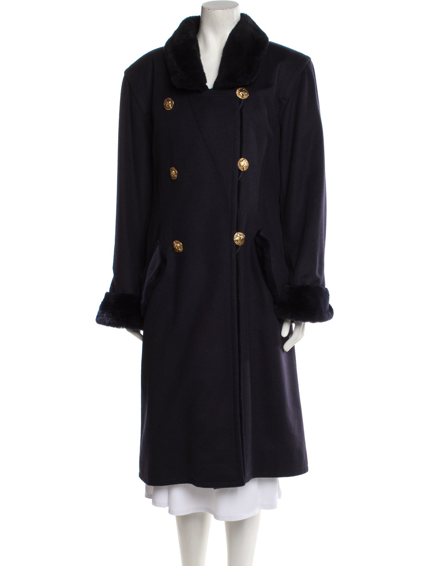 Yves Saint Laurent Vintage 1980's Fur Coat