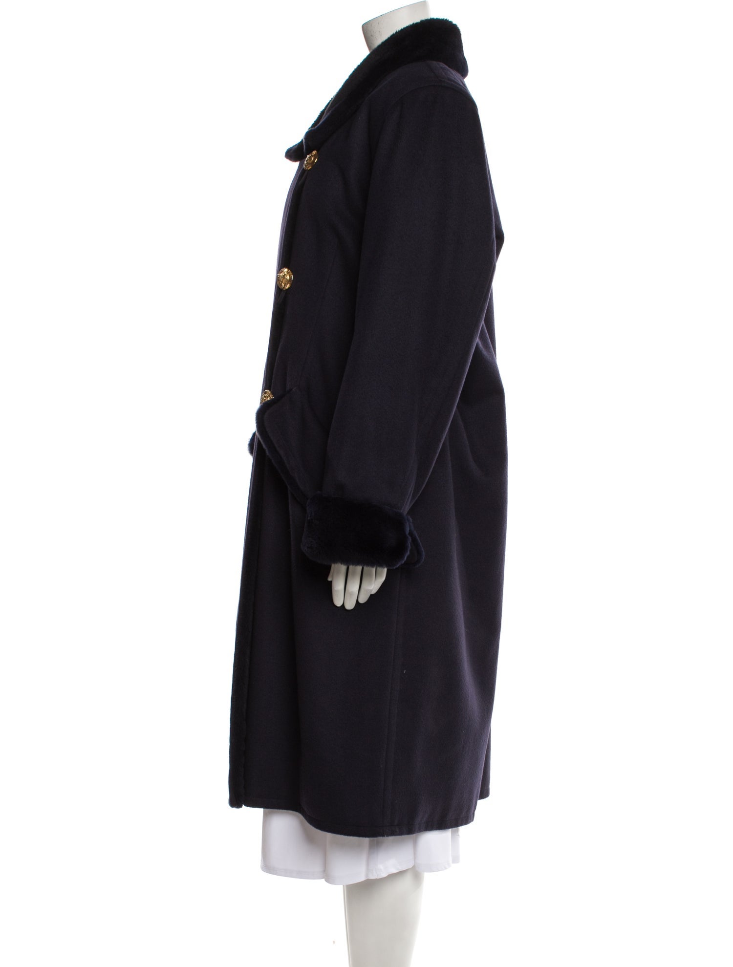 Yves Saint Laurent Vintage 1980's Fur Coat