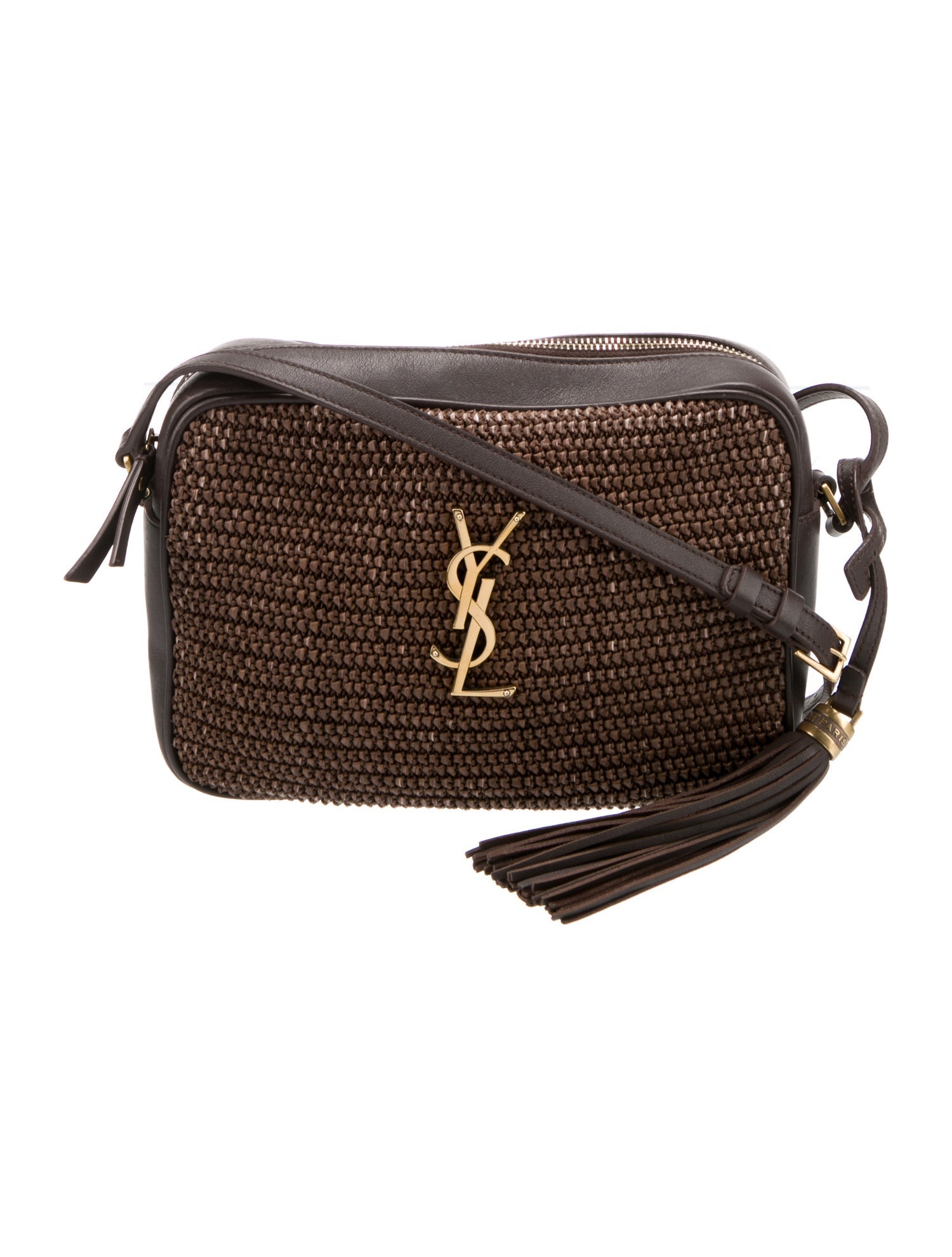 Saint Laurent Raffia Lou Camera