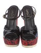 Yves Saint Laurent Patent Leather Sandals